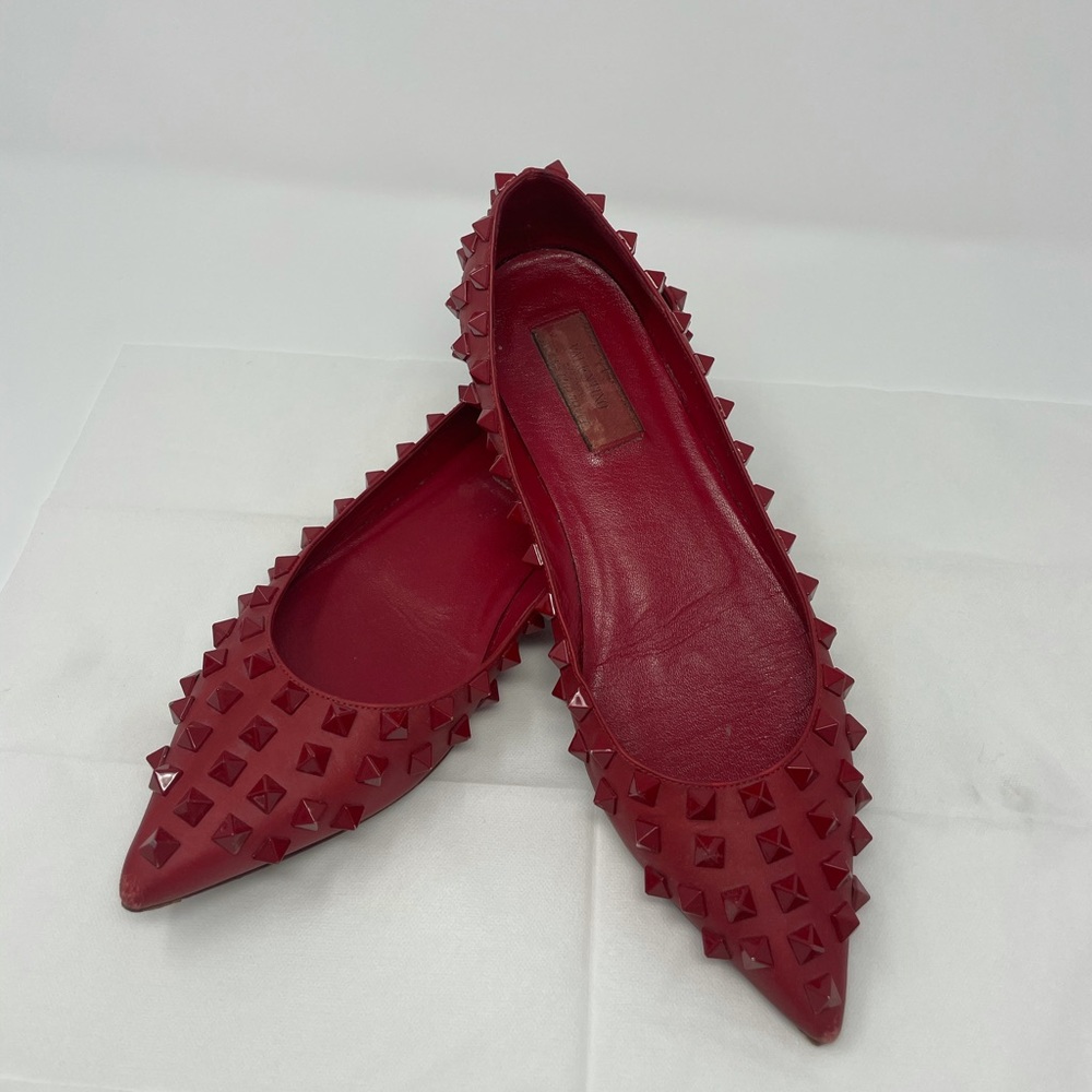 Valentino rockstud ballet flats